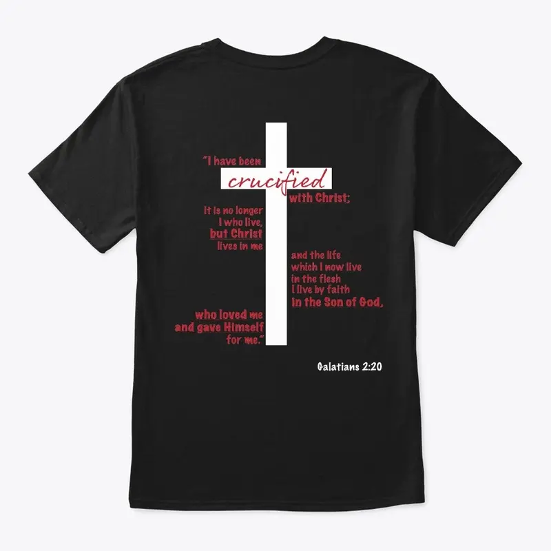 It is written... Gal 2:20 Tee (Dark)