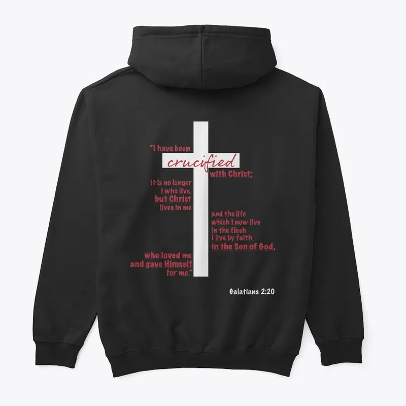 It is Written... Gal 2:20 Hoodie (Dark)